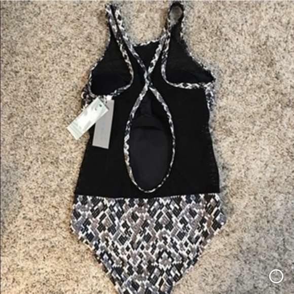 Coastal Blue One-Piece Swimsuit Size Small NWT - Picture 2 of 9